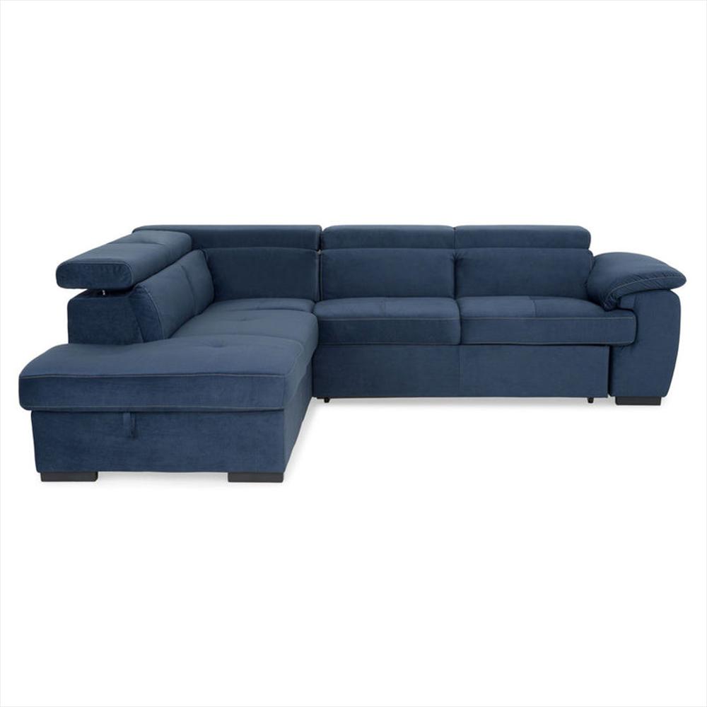 Sofá cama en L en living sala de estar Muebles Moderno en Color Azul - Image 5