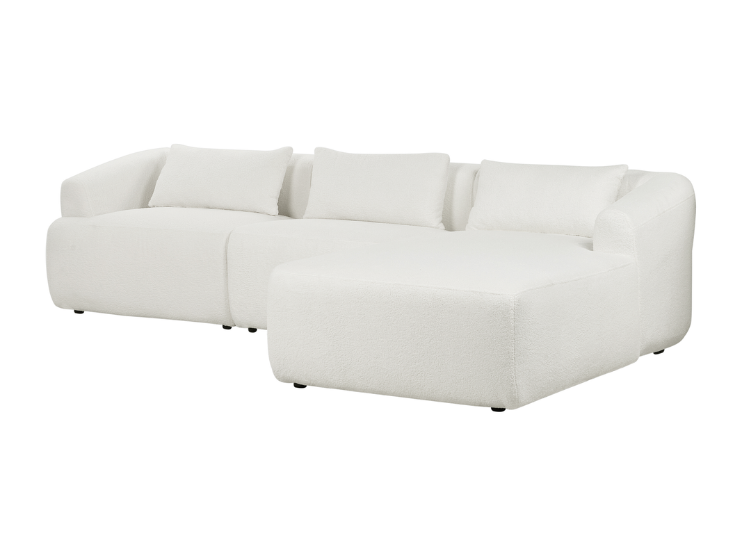 Sala SOFIA Sofá en L Moderno 2 puestos blanco - Image 2