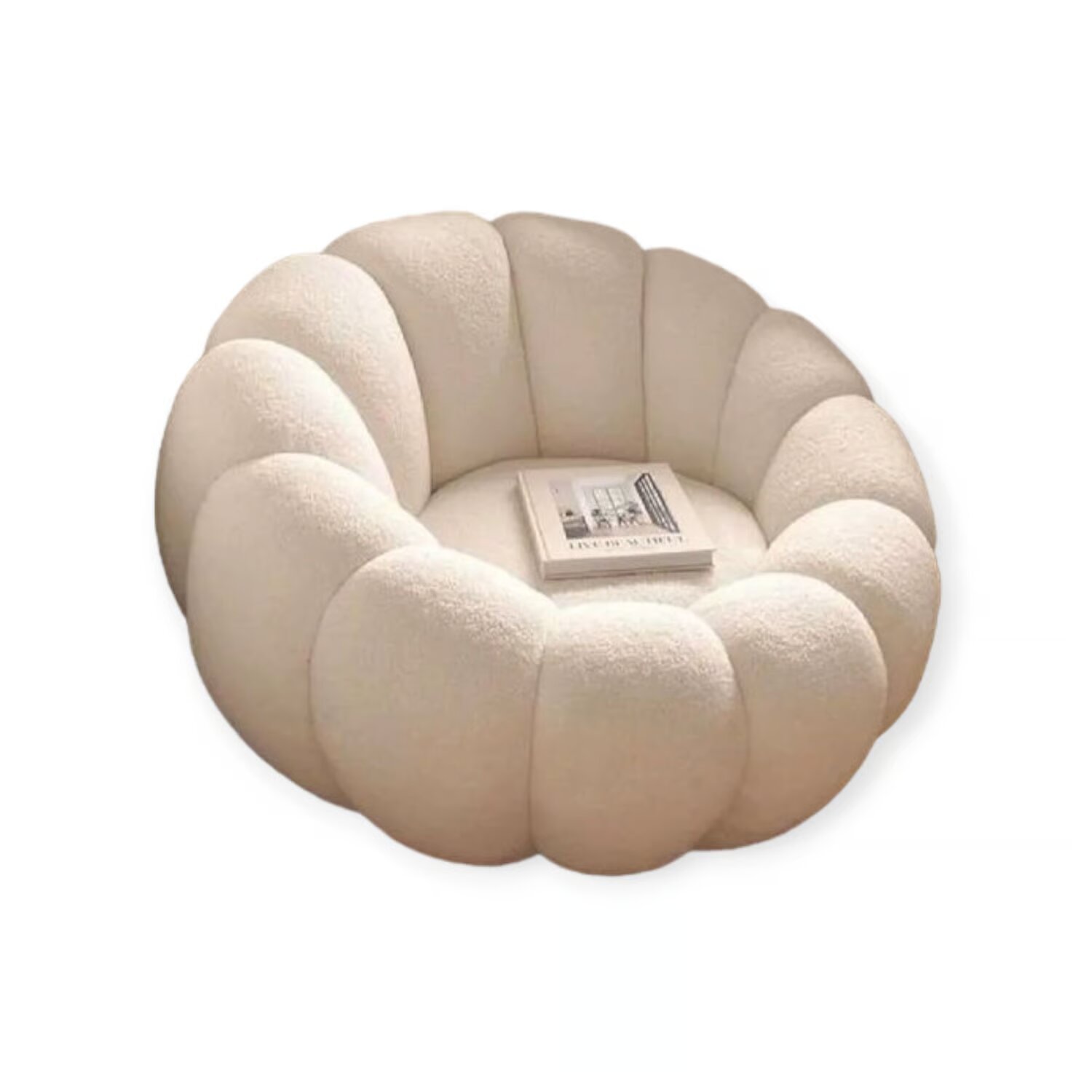 Mueble moderno o silla tipo puff redondo para Sala de estar