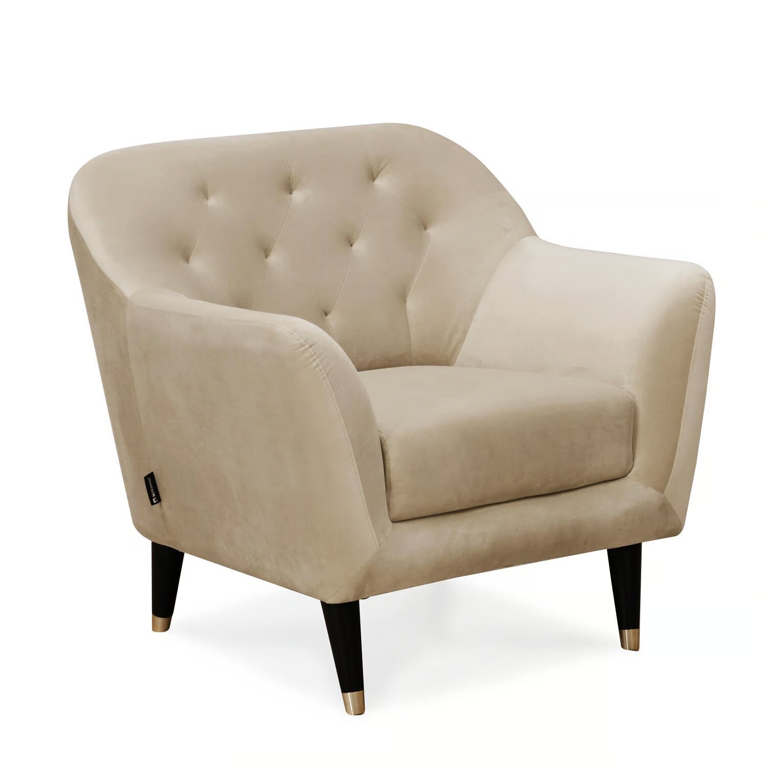 Juego de Sala Moderno Roslin de 3 Plazas Color (Beige) - Image 6