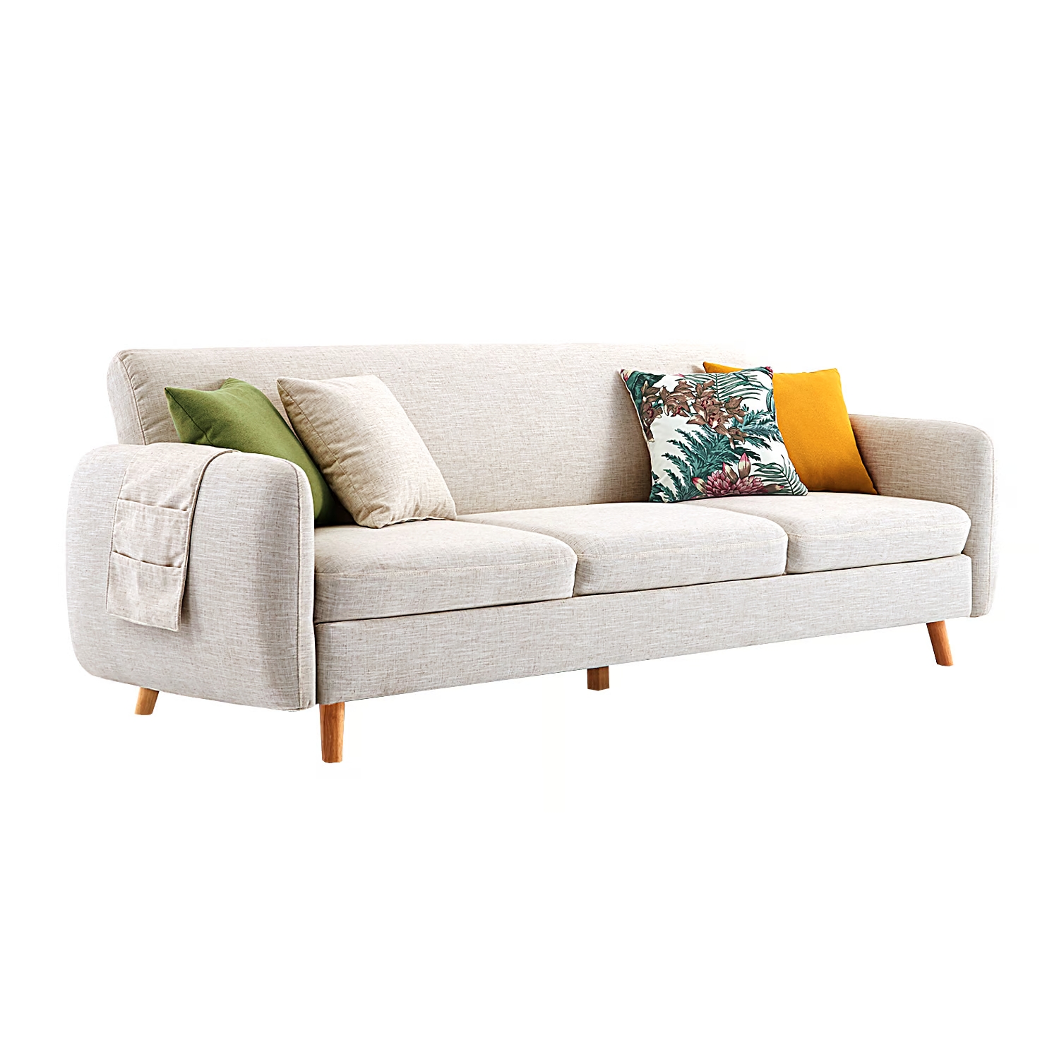 Sofá Pequeño Moderno y Reclinable de 3 Plazas Plegable - Image 4