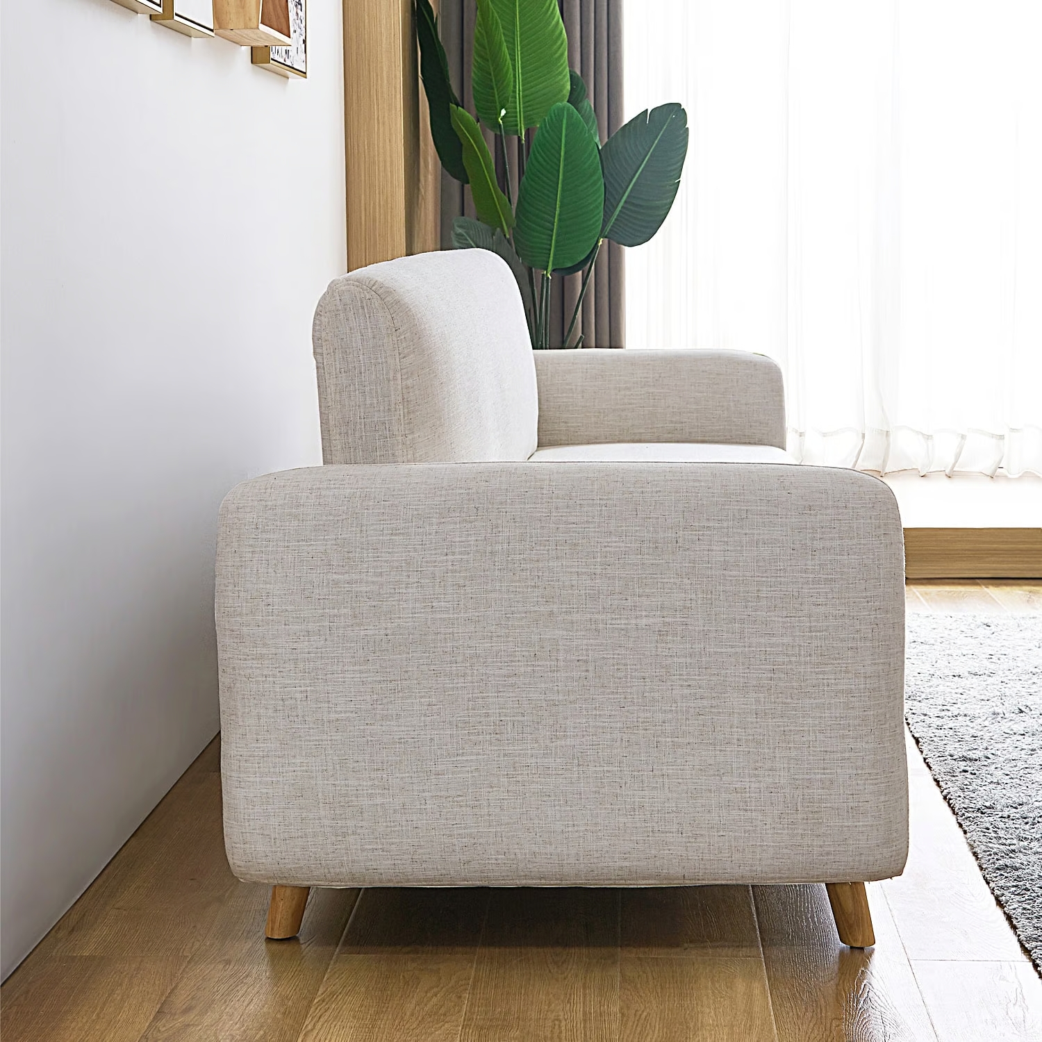 Sofá Pequeño Moderno y Reclinable de 3 Plazas Plegable - Image 3